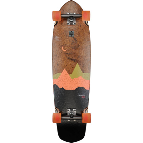 Skateboard Cruiser Complet Globe Blazer Xl 36\\" Coconut/Mountains 2023  - Cruiserboards en bois Complet