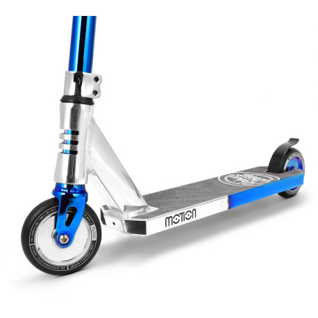 Freestyle Scooter Motion Scooter Urban Pro Chrome Neo Blue 2022  - Freestyle Scooter Complete