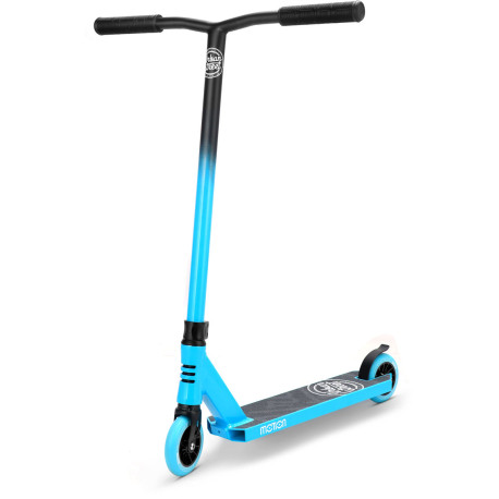 Trotinette Freestyle Motion Scooter Urban Pro Black Blue 2022  - Trottinette Freestyle Complète