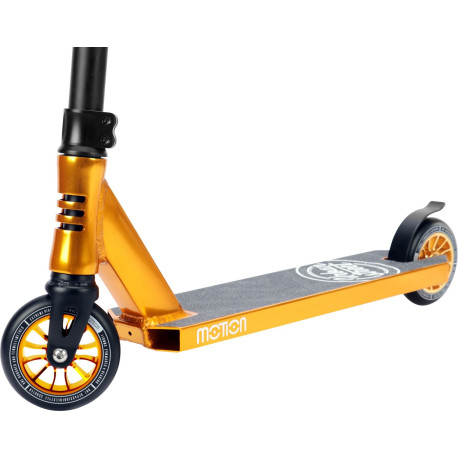 Stunt Scooter Motion Scooter Urban Pro Gold Black 2022  - Freestyle Scooter Komplett
