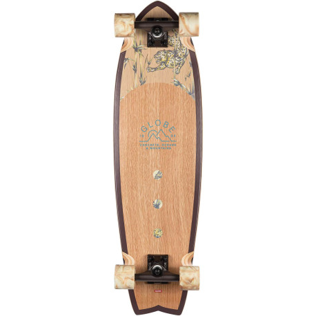 Komplettes Cruiser-Skateboard Globe Chromantic 9.5\\" 2024  - Cruiserboards im Holz Complete