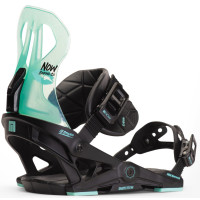 Snowboard Bindings Now Brigada Black/Turquoise 2020