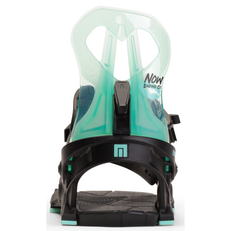 Fixation Snowboard Now Brigada Black/Turquoise 2020
