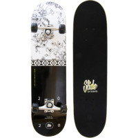 Slide | Skateboard | 31-Inch | Black White 2022