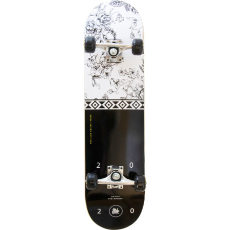 Slide | Skateboard | 31-Inch | Black White 2022