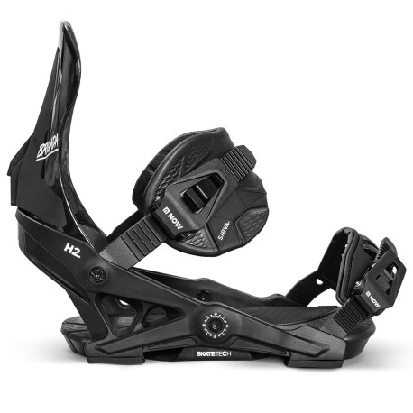 Snowboard Bindings Now Brigada Black 2023