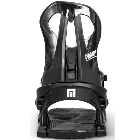 Snowboard Bindings Now Brigada Black 2023