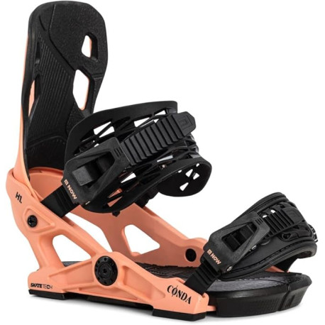 Snowboard Bindings Now Conda Light Pink 2023