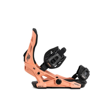 Snowboard Bindings Now Conda Light Pink 2023