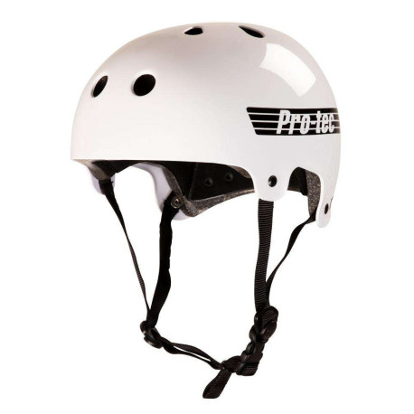 Skateboard-Helm Pro-tec Old School Cert Gloss White 2023