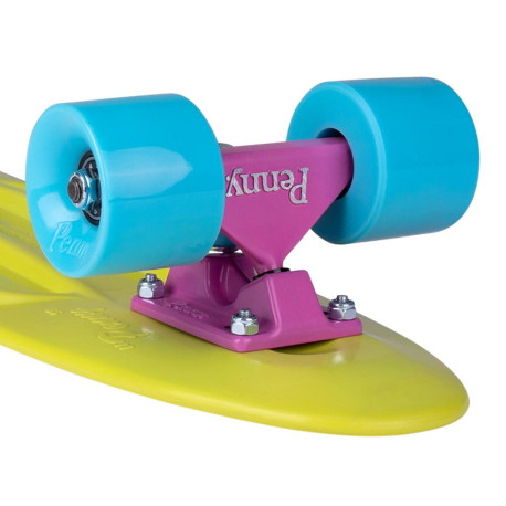 Penny Skateboard Cruiser IN Costa Yellow/Pink 22'' - Complete 2021