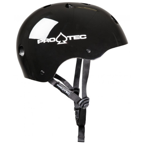Skateboard helmet Pro-tec Classic Cert Gloss Black 2022