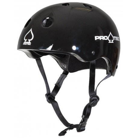 Skateboard helmet Pro-tec Classic Cert Gloss Black 2022