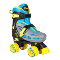 Roller quad Rookieskates Duo Junior Blue Yellow 2019