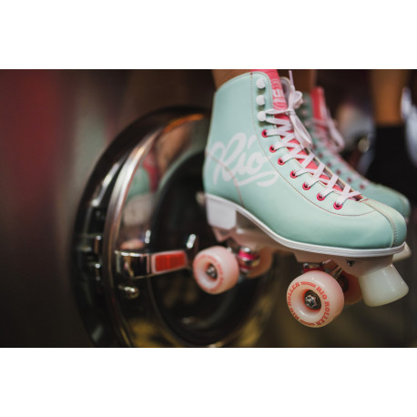 Rollschuhe RioRoller Script Teal / Coral 2023