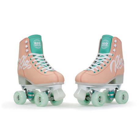 Rollschuhe RioRoller Script Peach / Green 2023