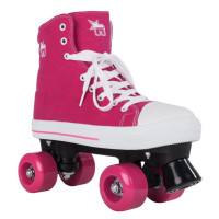 Roller quad Rookieskates Canvas High Pink 2019