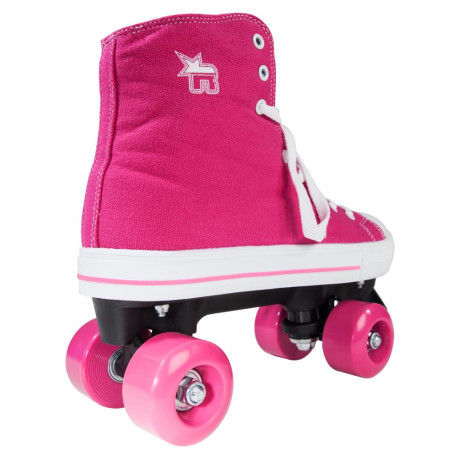 Quad skates Rookieskates Canvas High Pink 2019