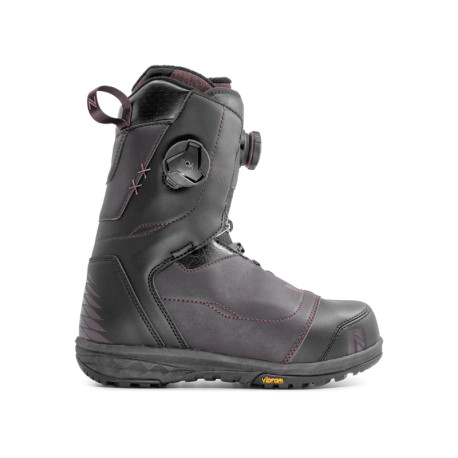 Snowboard Boots Nidecker Lunar Hlock Fcs Burgundy 2020