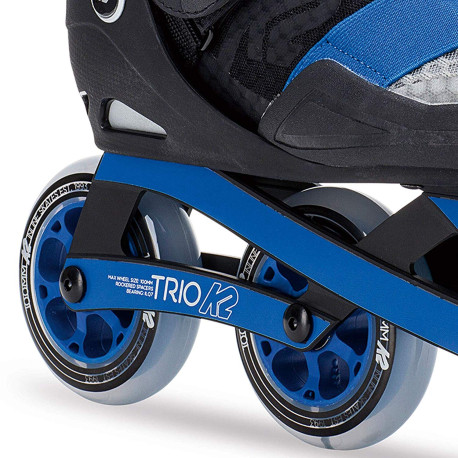 Roller en ligne K2 Trio 100 Blak Blue 2019