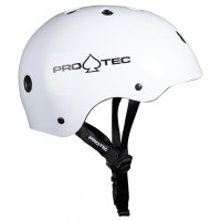 Skateboard-Helm Pro-tec Classic Certified Gloss White 2023