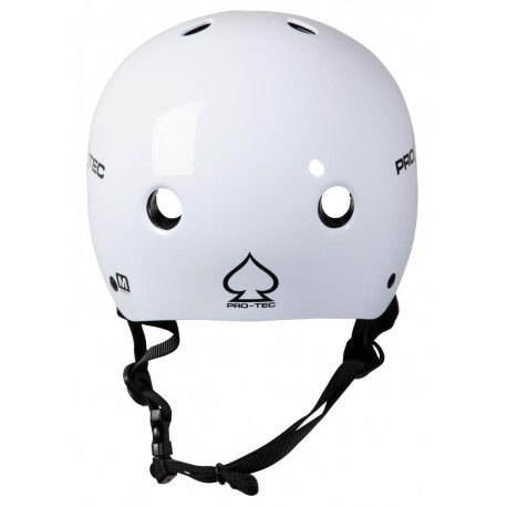 Skateboard helmet Pro-tec Classic Certified Gloss White 2023