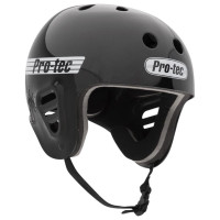 Skateboard-Helm Pro-tec Full Cut Water Mount Clip Gloss Black 2023