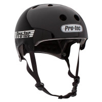 Skateboard-Helm Pro-tec Old School Cert Gloss Black 2023