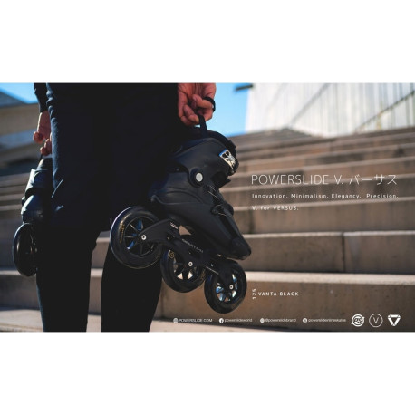 Inline Skates Powerslide Swell Trinity 125 Vanta Black 2018