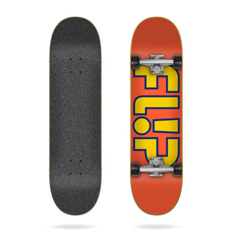Skateboard Completes Flip Team Outlined Orange 8.0\\" 2021  -