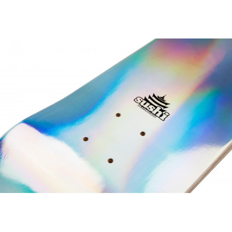 Skateboard Deck Only Sushi Pagoda Foil Silver 2023