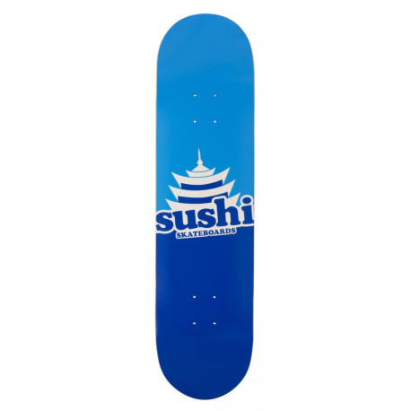 Skateboard Deck Only Sushi Pagoda Logo Blue 2023