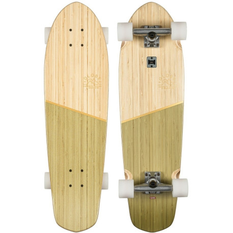 Komplettes Cruiser-Skateboard Globe Big Blazer 32\\" Bamboo/Olive 2023  - Cruiserboards im Holz Complete