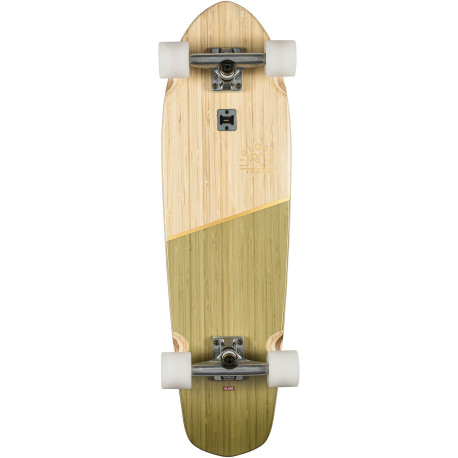 Skateboard Cruiser Complet Globe Big Blazer 32\\" Bamboo/Olive 2023  - Cruiserboards en bois Complet
