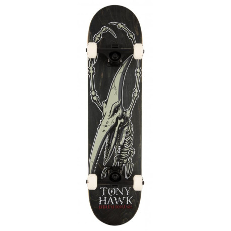 Skateboard Birdhouse Stage 3 Hawk Pterodactyl Black  7.5''- Complete 2022