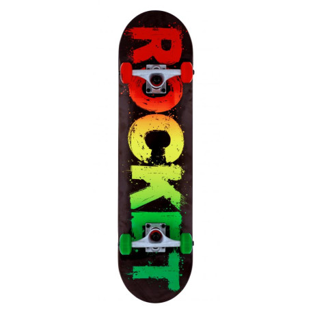 Skateboard Rocket Rasta Fade Series 8" Complete 2022