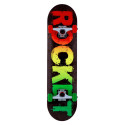 Skateboard Rocket Rasta Fade Series 8" Complete 2022