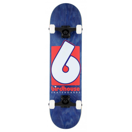 Skateboard Birdhouse Stage 3 B Logo Navy/Red 7.75'' - Complete 2022