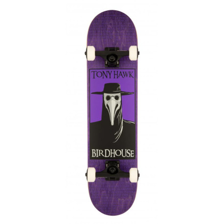 Skateboard Birdhouse Stage 3 Plague Doctor Purple 7.5'' - Complete 2022