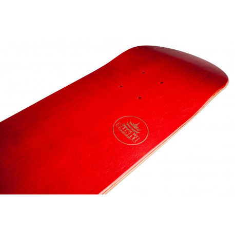 Skateboard Deck Only Sushi Pagoda Stamp Red 2023