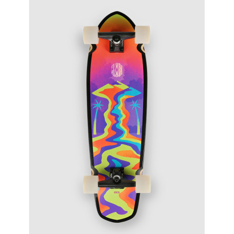 Komplettes Cruiser-Skateboard Globe Big Blazer 32\\" Melted Mountains 2026  - Cruiserboards im Holz Complete