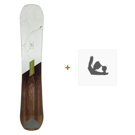 SNOWBOARD SET + BINDINGS Head Daymaker Lyt 2023  - Snowboard-Set Herren