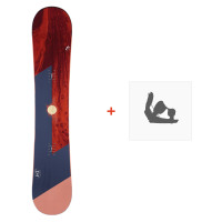 Snowboard Head Pride 2.0 2023 + Fixations de snowboard - Pack Snowboard Femme