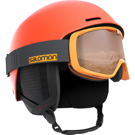 Salomon Ski helmet Brigade Orange Pop 2020