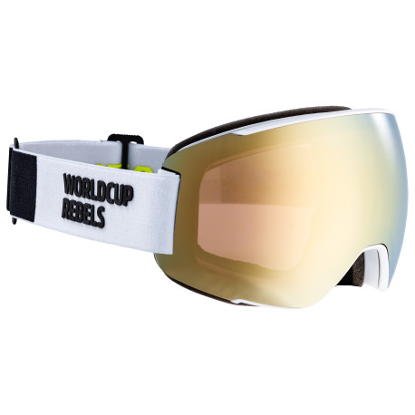 Head Goggle Magnify 5K Gold/WCR + Spare Lens 2023 - Masque de ski