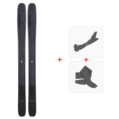 Ski Head Kore 117 2022 + Fixations de ski randonnée + Peaux - Freeride + Rando