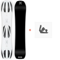Snowboard Ride Commissioner 2022 + Fixations de snowboard - Pack Snowboard Homme