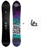 Snowboard Nidecker Alpha Apx 2023 + Snowboard bindings - Pack Snowboard Homme