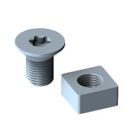 Fixation Accessoires ATK Race Heel Plate Kit Screw+Nuts 2025 