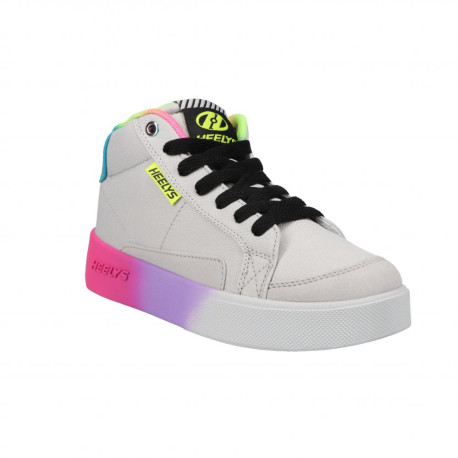 Chaussures à roulettes Heelys X Digi Nylon Canvas Grey / Multi 2024 
